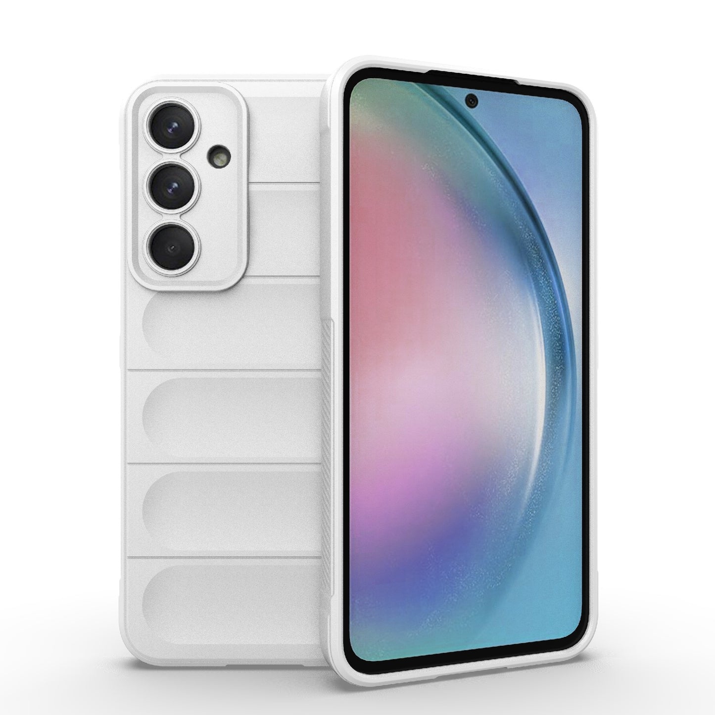 Samsung Galaxy A55 5G Magic Shield TPU + Flannel Protective Phone Case Cover, Shockproof Scratch Resistant