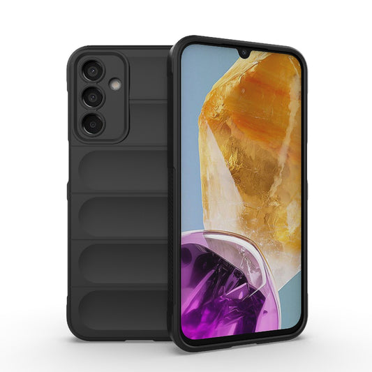 Samsung Galaxy M15 5G Magic Shield TPU + Flannel Protective Phone Case Cover, Shockproof Scratch Resistant