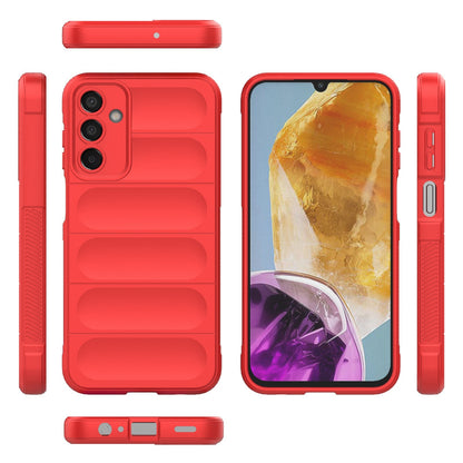 Samsung Galaxy M15 5G Magic Shield TPU + Flannel Protective Phone Case Cover, Shockproof Scratch Resistant