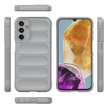 Samsung Galaxy M15 5G Magic Shield TPU + Flannel Protective Phone Case Cover, Shockproof Scratch Resistant
