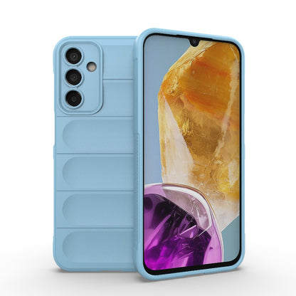 Samsung Galaxy M15 5G Magic Shield TPU + Flannel Protective Phone Case Cover, Shockproof Scratch Resistant