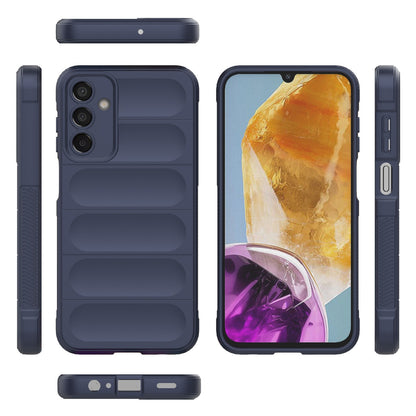 Samsung Galaxy M15 5G Magic Shield TPU + Flannel Protective Phone Case Cover, Shockproof Scratch Resistant