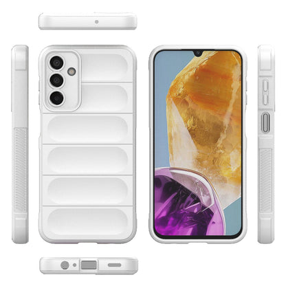Samsung Galaxy M15 5G Magic Shield TPU + Flannel Protective Phone Case Cover, Shockproof Scratch Resistant