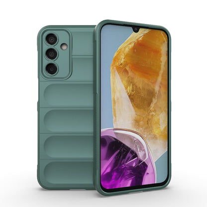 Samsung Galaxy F15 5G Magic Shield TPU + Flannel Protective Phone Case Cover, Shockproof Scratch Resistant