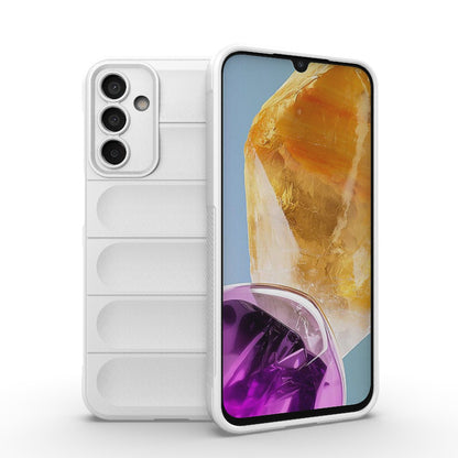 Samsung Galaxy F15 5G Magic Shield TPU + Flannel Protective Phone Case Cover, Shockproof Scratch Resistant
