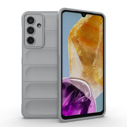 Samsung Galaxy M55 5G Magic Shield TPU + Flannel Protective Phone Case Cover, Shockproof Scratch Resistant