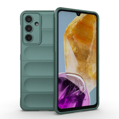 Samsung Galaxy M55 5G Magic Shield TPU + Flannel Protective Phone Case Cover, Shockproof Scratch Resistant