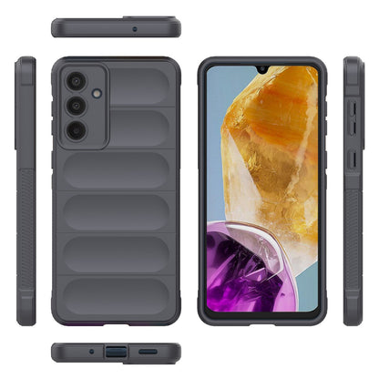 Samsung Galaxy M55 5G Magic Shield TPU + Flannel Protective Phone Case Cover, Shockproof Scratch Resistant