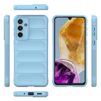 Samsung Galaxy M55 5G Magic Shield TPU + Flannel Protective Phone Case Cover, Shockproof Scratch Resistant