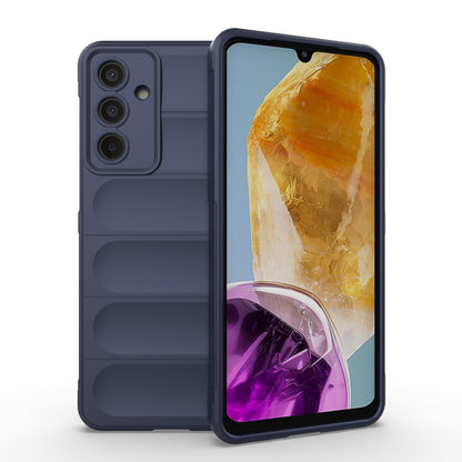Samsung Galaxy M55 5G Magic Shield TPU + Flannel Protective Phone Case Cover, Shockproof Scratch Resistant