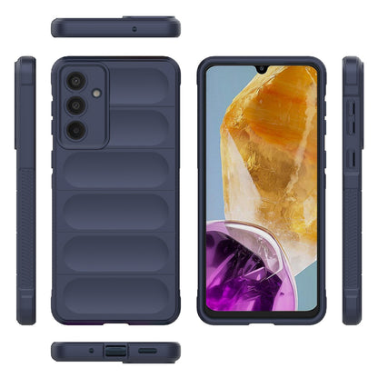 Samsung Galaxy M55 5G Magic Shield TPU + Flannel Protective Phone Case Cover, Shockproof Scratch Resistant