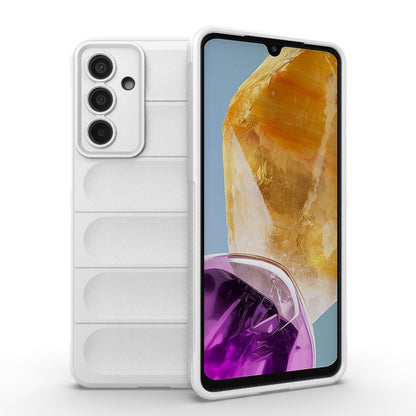Samsung Galaxy M55 5G Magic Shield TPU + Flannel Protective Phone Case Cover, Shockproof Scratch Resistant