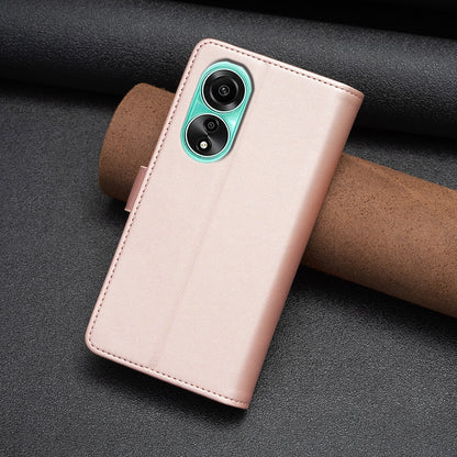 OPPO A78 4G Leather Flip Phone Case with 9 Card Slots, Zipper Wallet & Detachable Wristlet Strap