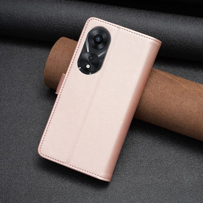 OPPO A78 5G Leather Flip Phone Case with 9 Card Slots, Zipper Wallet & Detachable Wristlet Strap