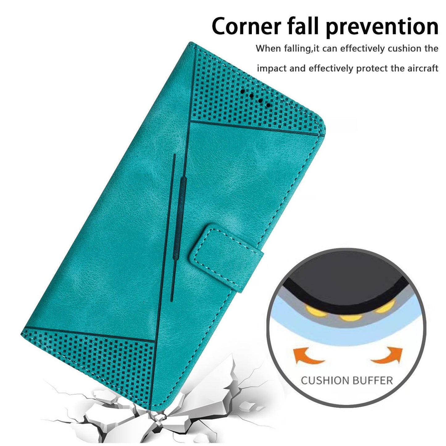 Google Pixel 10 Dream Triangle Leather Wallet Phone Case with Lanyard, Card Slot, Cash Compartment, Foldable Kickstand, Shockproof PU TPU Protective Cover