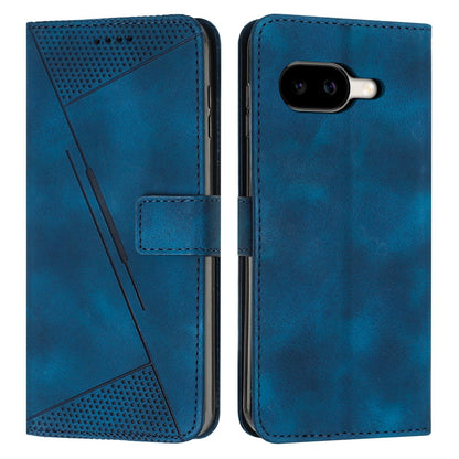 Google Pixel 10a Dream Triangle Leather Wallet Phone Case with Lanyard, Card Slot, Cash Compartment, Foldable Kickstand, Shockproof PU TPU Protective Cover