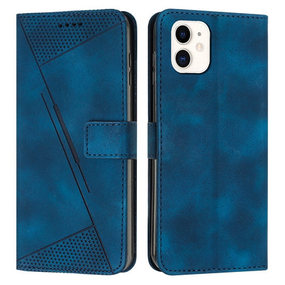 Apple iPhone 11 Dream Triangle Leather Wallet Phone Case with Lanyard, Card Slot, Cash Compartment, Foldable Kickstand, Shockproof PU TPU Protective Cover