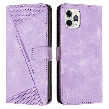 Apple iPhone 11 Pro Dream Triangle Leather Wallet Phone Case with Lanyard, Card Slot, Cash Compartment, Foldable Kickstand, Shockproof PU TPU Protective Cover