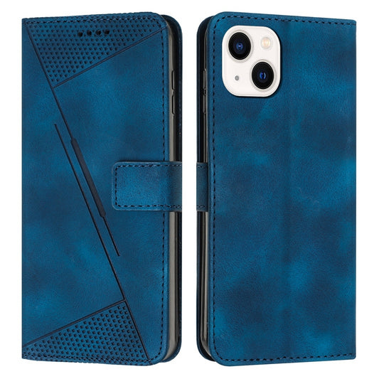 Apple iPhone 15 Dream Triangle Leather Wallet Phone Case with Lanyard, Card Slot, Cash Compartment, Foldable Kickstand, Shockproof PU TPU Protective Cover