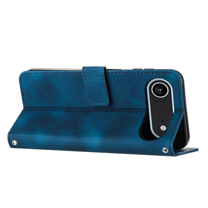 Apple iPhone Air Dream Triangle Leather Wallet Phone Case with Lanyard, Card Slot, Cash Compartment, Foldable Kickstand, Shockproof PU TPU Protective Cover
