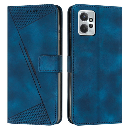 Motorola Moto G Power 2023 Dream Triangle Leather Wallet Phone Case with Lanyard, Card Slot, Cash Compartment, Foldable Kickstand, Shockproof PU TPU Protective Cover