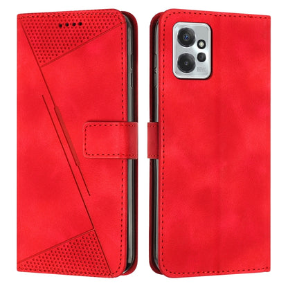 Motorola Moto G Power 2023 Dream Triangle Leather Wallet Phone Case with Lanyard, Card Slot, Cash Compartment, Foldable Kickstand, Shockproof PU TPU Protective Cover