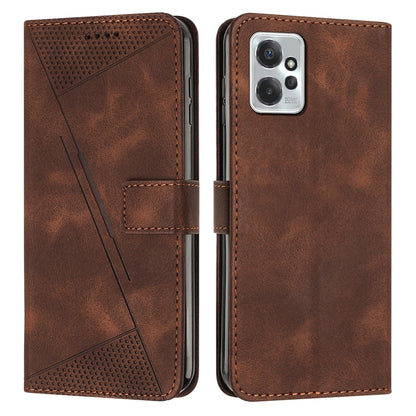 Motorola Moto G Power 2023 Dream Triangle Leather Wallet Phone Case with Lanyard, Card Slot, Cash Compartment, Foldable Kickstand, Shockproof PU TPU Protective Cover