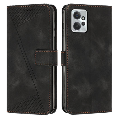 Motorola Moto G Power 2023 Dream Triangle Leather Wallet Phone Case with Lanyard, Card Slot, Cash Compartment, Foldable Kickstand, Shockproof PU TPU Protective Cover