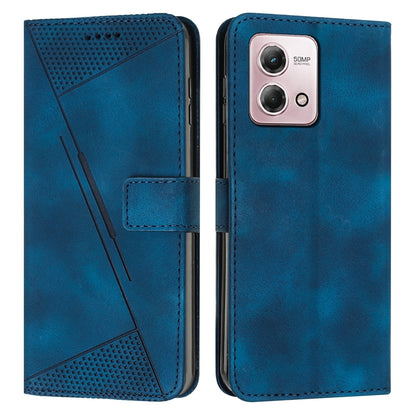 Motorola Moto G Stylus 5G 2023 Dream Triangle Leather Wallet Phone Case with Lanyard, Card Slot, Cash Compartment, Foldable Kickstand, Shockproof PU TPU Protective Cover