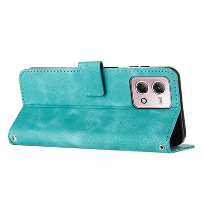 Motorola Moto G Stylus 5G 2023 Dream Triangle Leather Wallet Phone Case with Lanyard, Card Slot, Cash Compartment, Foldable Kickstand, Shockproof PU TPU Protective Cover