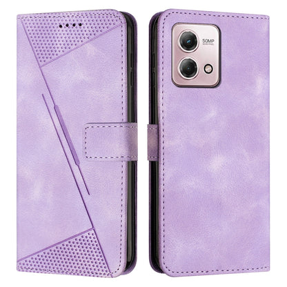 Motorola Moto G Stylus 5G 2023 Dream Triangle Leather Wallet Phone Case with Lanyard, Card Slot, Cash Compartment, Foldable Kickstand, Shockproof PU TPU Protective Cover