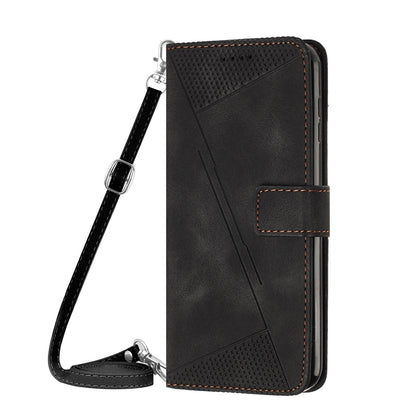 Motorola Moto G31 Dream Triangle Leather Wallet Phone Case with Lanyard, Card Slot, Cash Compartment, Foldable Kickstand, Shockproof PU TPU Protective Cover