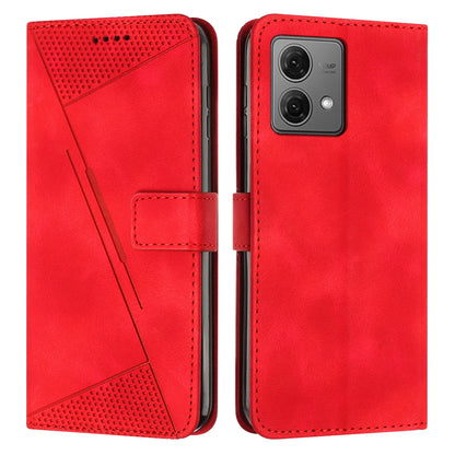 Motorola Moto G Stylus 4G 2023 Dream Triangle Leather Wallet Phone Case with Lanyard, Card Slot, Cash Compartment, Foldable Kickstand, Shockproof PU TPU Protective Cover