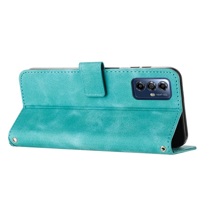 Motorola Moto G Play 2024 Dream Triangle Leather Wallet Phone Case with Lanyard, Card Slot, Cash Compartment, Foldable Kickstand, Shockproof PU TPU Protective Cover