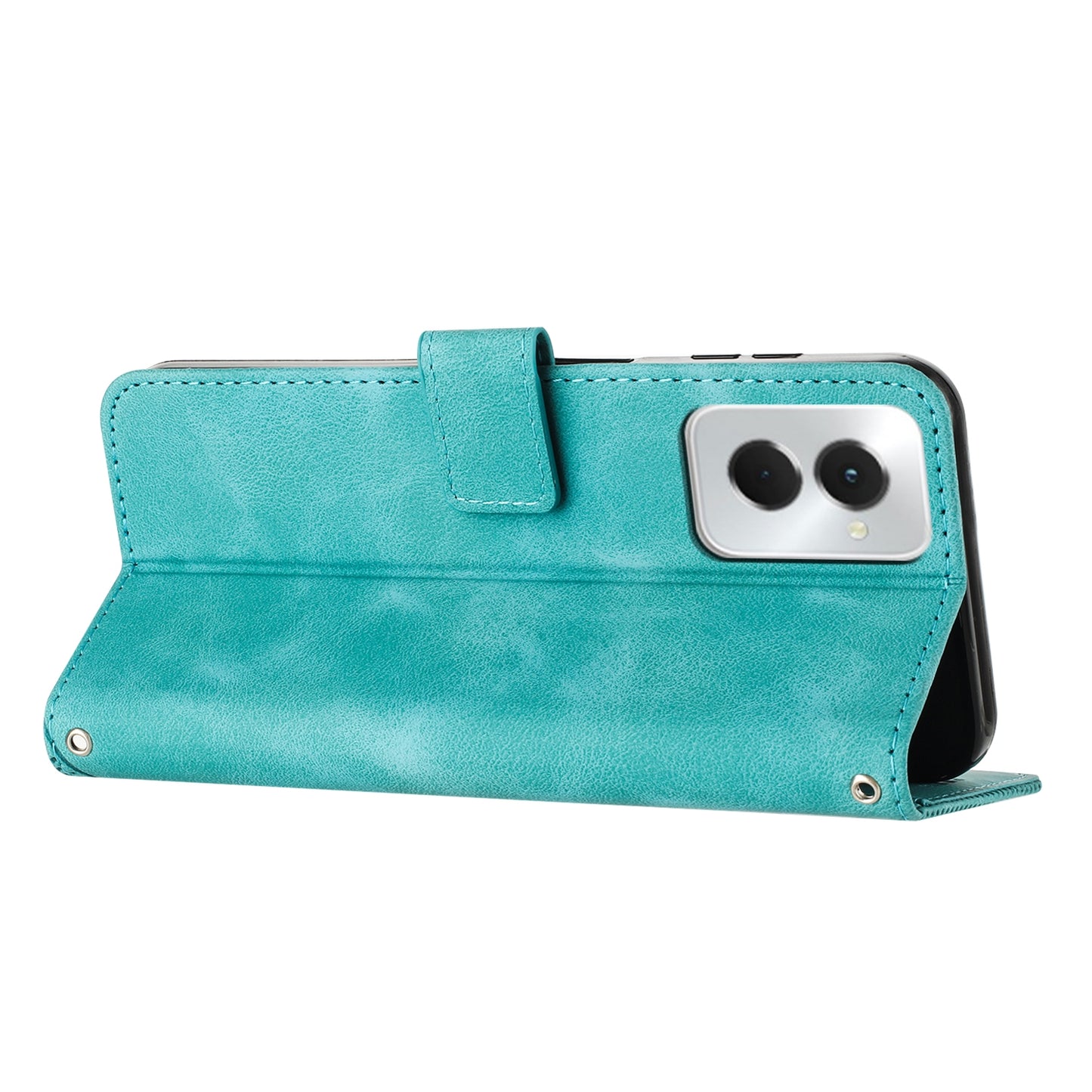 Motorola Moto G Power 5G 2024 Dream Triangle Leather Wallet Phone Case with Lanyard, Card Slot, Cash Compartment, Foldable Kickstand, Shockproof PU TPU Protective Cover