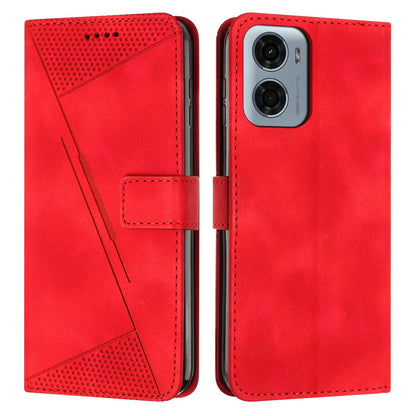 Motorola Moto G05 Dream Triangle Leather Wallet Phone Case with Lanyard, Card Slot, Cash Compartment, Foldable Kickstand, Shockproof PU TPU Protective Cover