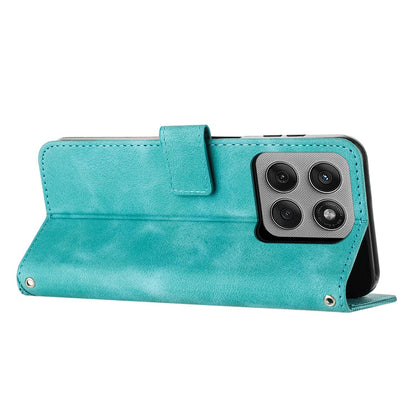 Motorola Edge 60 Pro Dream Triangle Leather Wallet Phone Case with Lanyard, Card Slot, Cash Compartment, Foldable Kickstand, Shockproof PU TPU Protective Cover