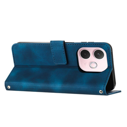 OPPO A5 Pro 5G Dream Triangle Leather Wallet Phone Case with Lanyard, Card Slot, Cash Compartment, Foldable Kickstand, Shockproof PU TPU Protective Cover