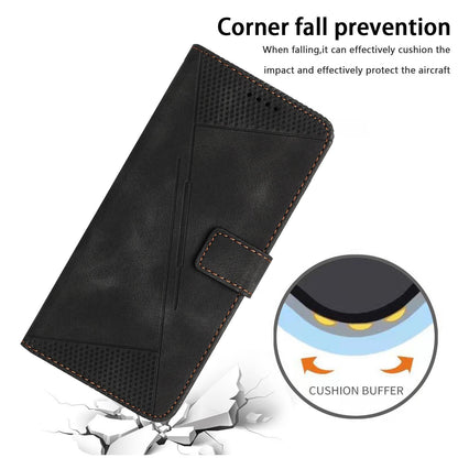 OPPO Reno15 F 5G Dream Triangle Leather Wallet Phone Case with Lanyard, Card Slot, Cash Compartment, Foldable Kickstand, Shockproof PU TPU Protective Cover