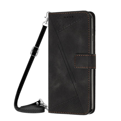Xiaomi 12 Pro Dream Triangle Leather Wallet Phone Case with Lanyard, Card Slot, Cash Compartment, Foldable Kickstand, Shockproof PU TPU Protective Cover