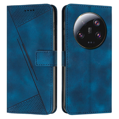 Xiaomi 13 Ultra Dream Triangle Leather Wallet Phone Case with Lanyard, Card Slot, Cash Compartment, Foldable Kickstand, Shockproof PU TPU Protective Cover