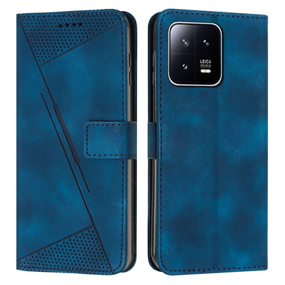 Xiaomi 13 Pro Dream Triangle Leather Wallet Phone Case with Lanyard, Card Slot, Cash Compartment, Foldable Kickstand, Shockproof PU TPU Protective Cover