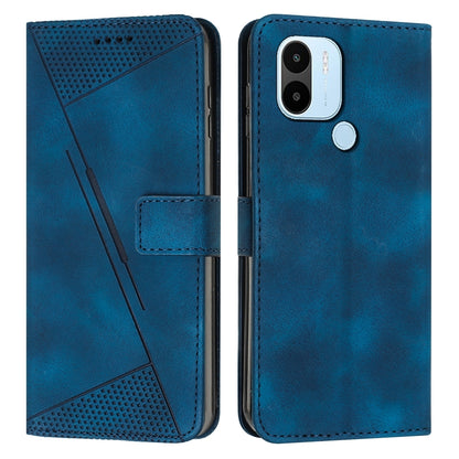 Xiaomi Redmi A2+ Dream Triangle Leather Wallet Phone Case with Lanyard, Card Slot, Cash Compartment, Foldable Kickstand, Shockproof PU TPU Protective Cover