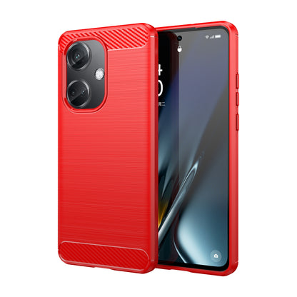 OPPO K11 5G Carbon Fiber Brushed Texture TPU Protective Phone Case Shockproof Slim Cover