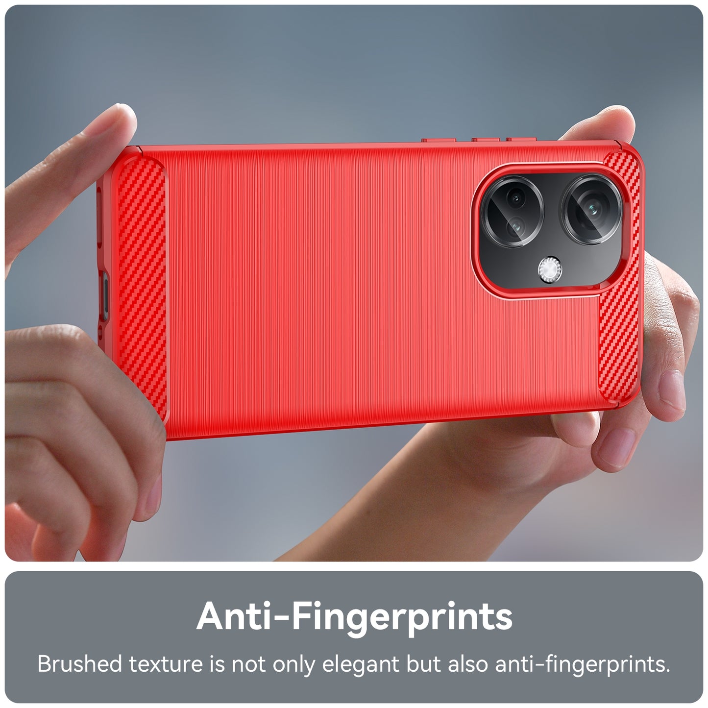 OPPO K11 5G Carbon Fiber Brushed Texture TPU Protective Phone Case Shockproof Slim Cover
