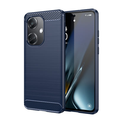 OPPO K11 5G Carbon Fiber Brushed Texture TPU Protective Phone Case Shockproof Slim Cover