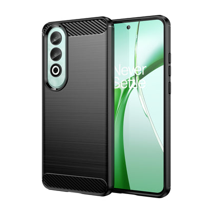 OPPO K12 5G Carbon Fiber Brushed Texture TPU Protective Phone Case Shockproof Slim Cover