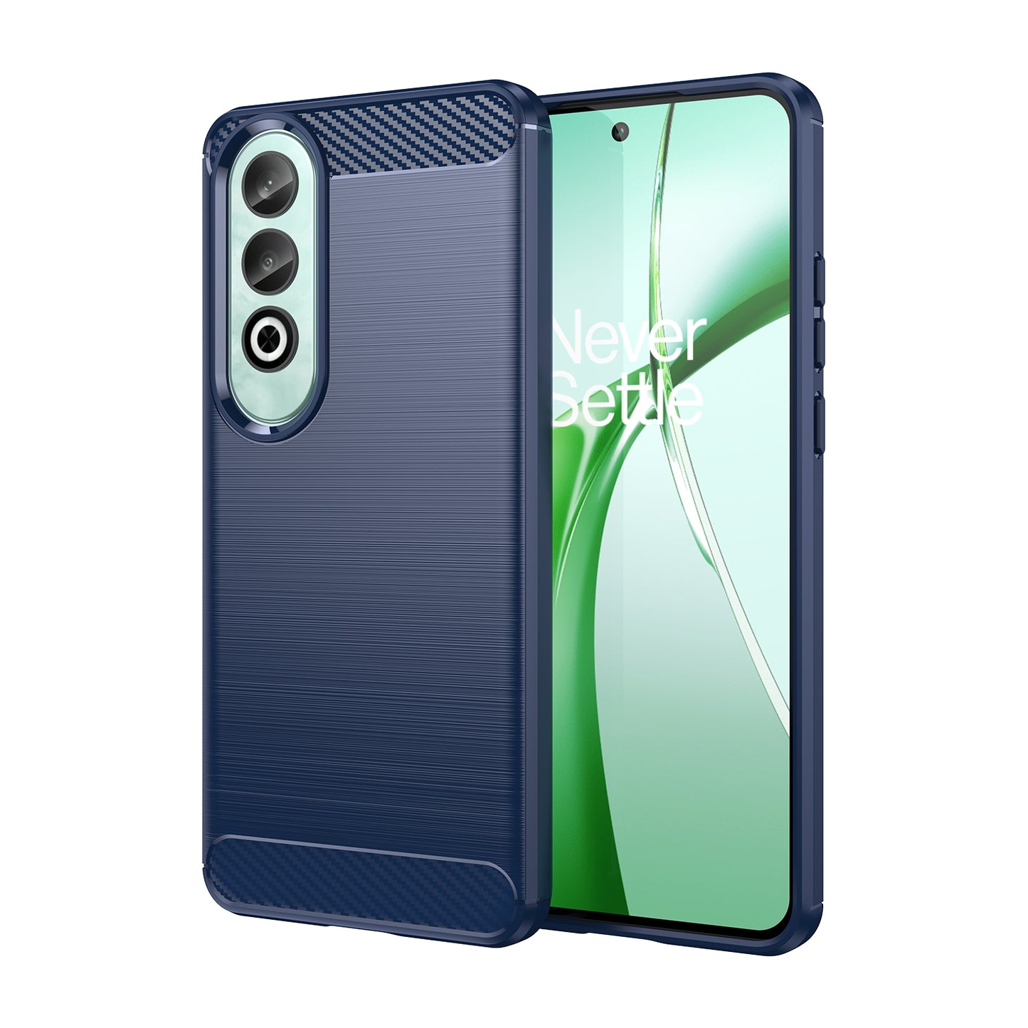 OPPO K12 5G Carbon Fiber Brushed Texture TPU Protective Phone Case Shockproof Slim Cover