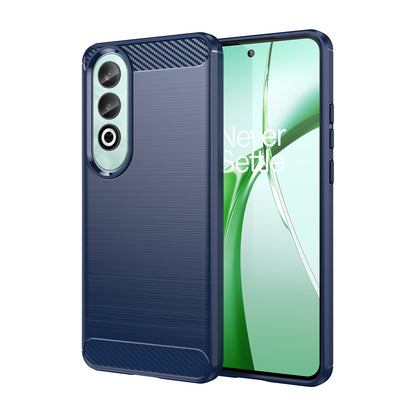 OPPO K12 5G Carbon Fiber Brushed Texture TPU Protective Phone Case Shockproof Slim Cover