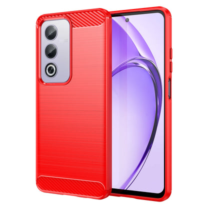 OPPO A3 Pro India Carbon Fiber Brushed Texture TPU Protective Phone Case Shockproof Slim Cover
